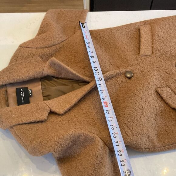 Marc New York Pressed Bouclé Wool Coat Size 10 - Picture 7 of 10